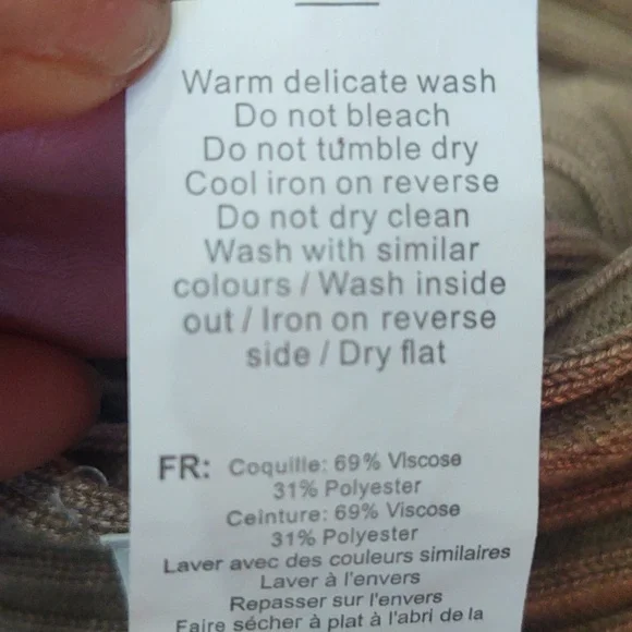 New Look Size 12 Mock Neck Ribbed Long Sleeve Dress with Front Split - Picture 11 of 11